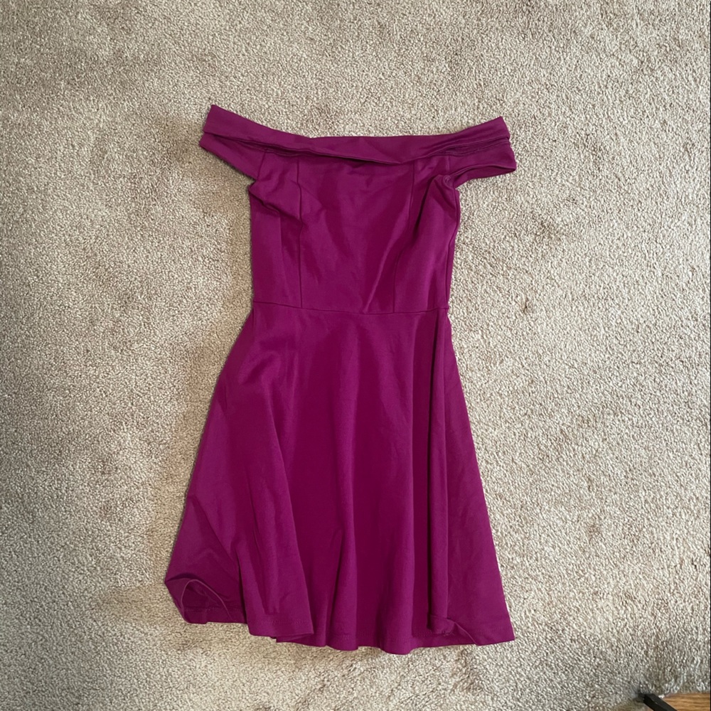 Lulus short off the shoulder dress